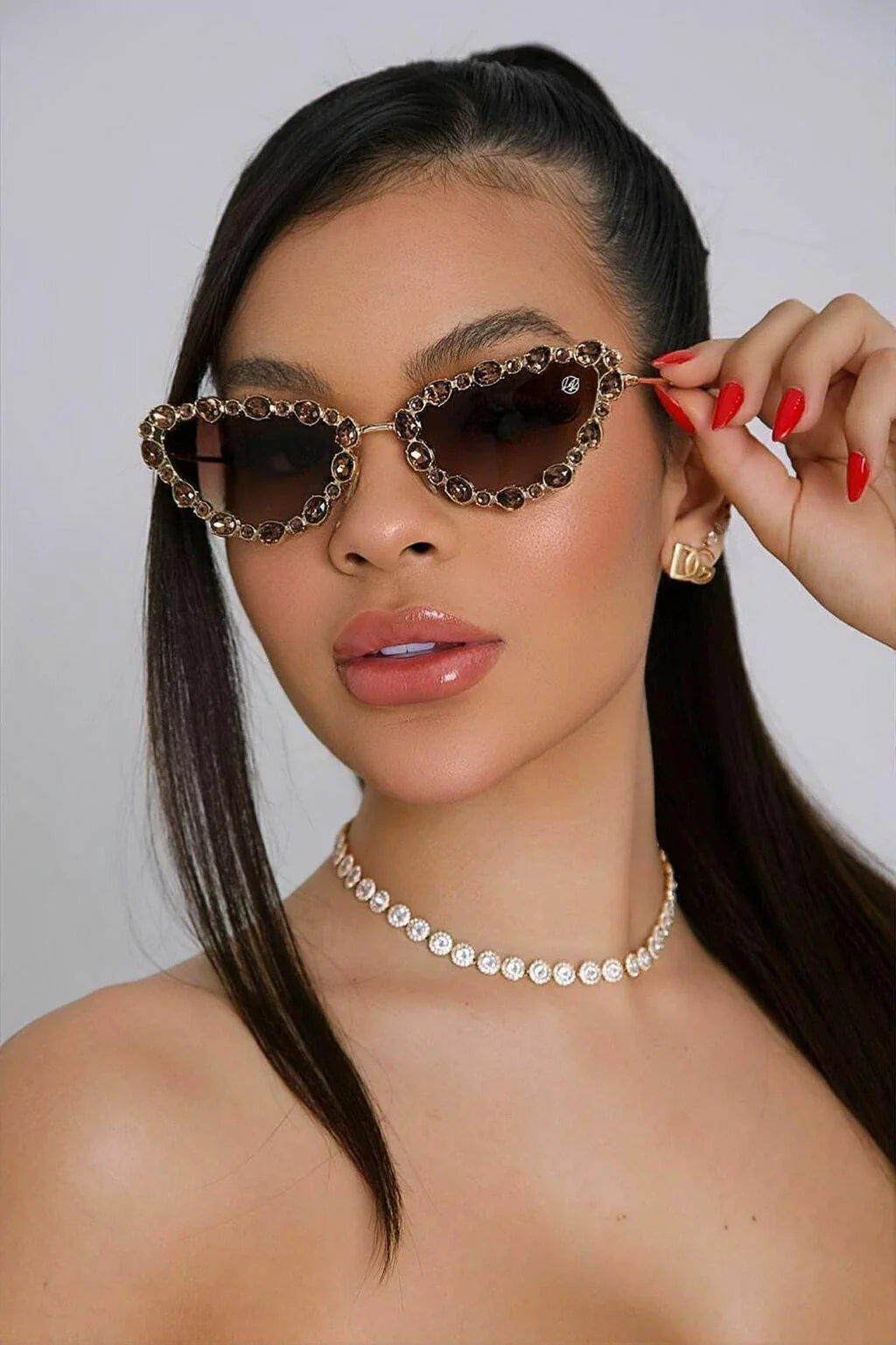 ÓCULOS GATINHO PEDRAS DE STRASS 001