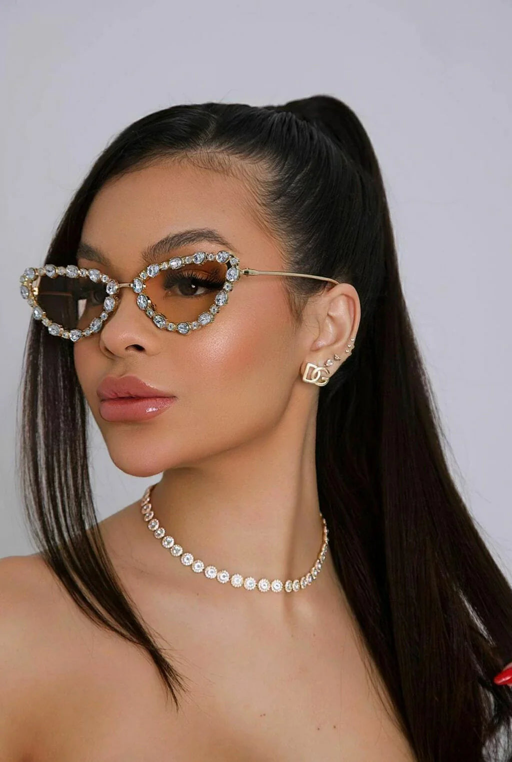 ÓCULOS GATINHO PEDRAS DE STRASS 001