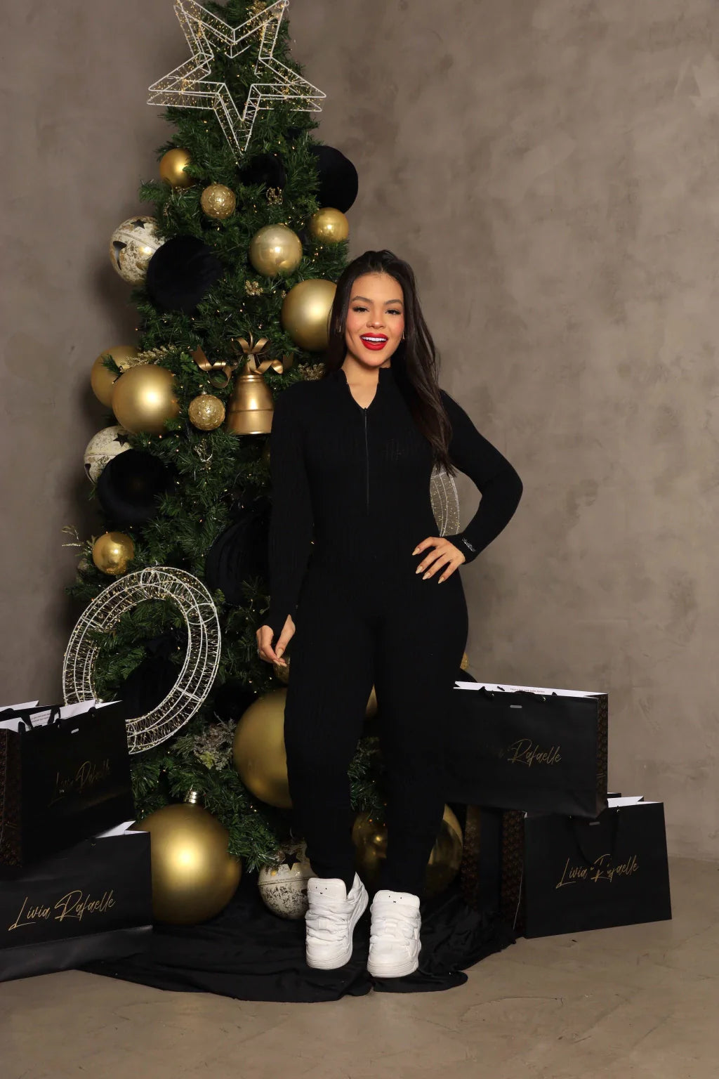 Macacão Tricot com Zíper LR