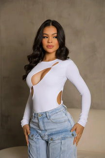 Body Manga Longa Trançado LR