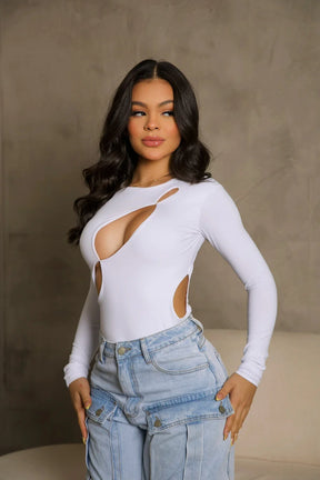 Body Manga Longa Trançado LR