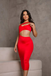 Vestido Strass vazado MID