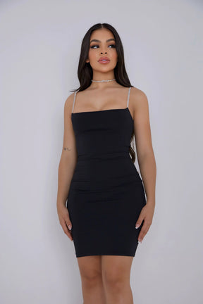 VESTIDO CURTO LIVIA STRASS